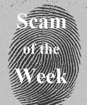 Scam - scam of the week 