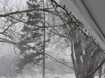 Blowing Snow - Being blown from my roof