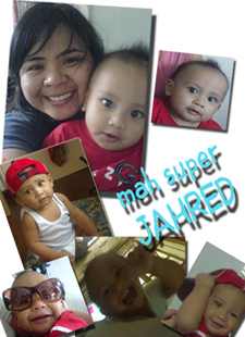 my nephew: SUPER JAHRED - my baby nephew who is 13 months old already. He is such a sweet heart. :)