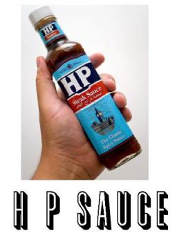 H P Sauce - H P Sauce bottle of