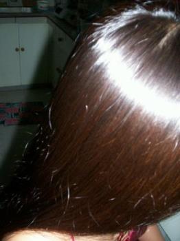 my hair^_^ - shiny and long.. but wont matter if you want bald or whatever hair style.. your still the same person inside..