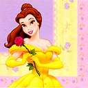 belle - Among the disney princesses, I choose belle. Belle has always been a favorite of mine. She has a beautiful face and I like her gown that she wore. Very elegant. Me and Belle are the same because we like reading books.