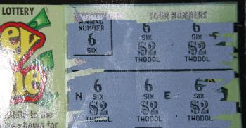 Satan&#039;s Slip - A winning lottery ticket of all 6s