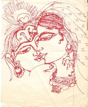 ellora painting - this is one of the drawings i did ellora painting - this is one of the drawings i did