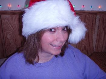 santa hat - me with a santa hat