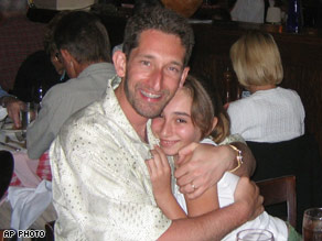 father and daughter - Michael Klein, 37, and daughter Talia, 13, in an undated photo, were aboard a plane that went missing in Panama.