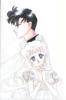 Prince Endymion and Princess Serenity - Sailormoon Manga