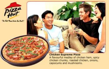 Chicken supreme - One of my favorite pizzas.