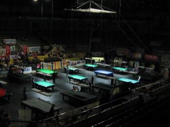 sea games: snookers and billiards - taken during the 2005 sea games
