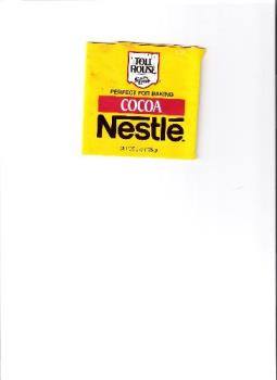Nestle Cocoa - Chocolate that is used for baking from scratch. Nestle Cocoa - Chocolate that is used for baking from scratch.