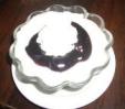 Cheesecake - A blueberry cheesecake.