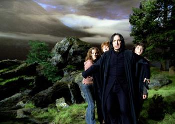 Harry Potter - Severus Snape protecting HP and his friends on the 3rd movie