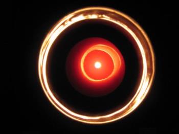 Different Lighting angle - This is more of an orange glow from the glass edges. Different Lighting angle - This is more of an orange glow from the glass edges.