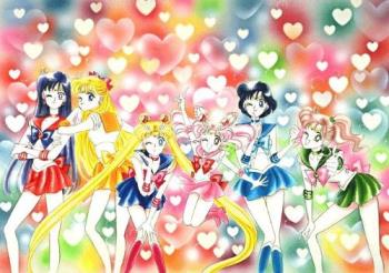 Sailormoon manga - picture from sailormoon artbook