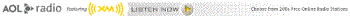 AOL Radio - Plethora of channels to chose from, You'll find me under the rock category AOL Radio - Plethora of channels to chose from, You'll find me under the rock category