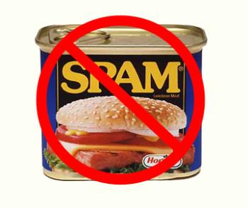 spam - No more spam.