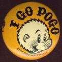 I Go Pogo Logo - A Pogo tin with the logo, "I Go Pogo". Cute.