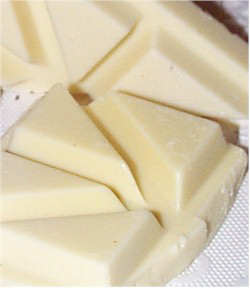 White chocolate - Pieces of White chocolate, is it really chocolate or just sugar?