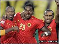 Manucho - Manucho celebrating his goal. Manucho - Manucho celebrating his goal.