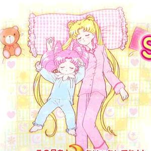 Chibiusa and Usagi sleeping - Chibiusa and Usagi asleep