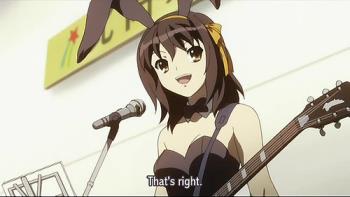 singing - an anime character singing