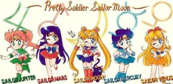 Chibi Sailor soldiers - sailor moon