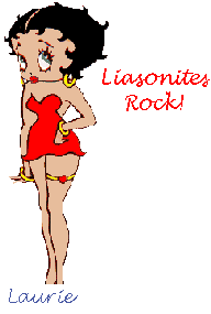 annimation - Betty Boop annimation saying Liasonites rock