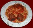 First meal thrown at the wall! - spaghetti and meatballs