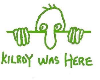 Green Kilroy - Specially drawn for my friend SecretBear!