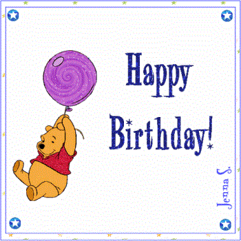 Birthday Pooh - A Happy Birthday Pooh Bear picture