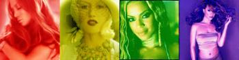 Music Artists - Beyonce, Mariah Carey, Jennifer Lopez and Gwen Stefani
