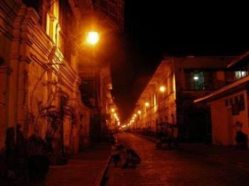 Vigan at night! - Haha! This is one rich heritage.