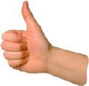 thumbs up - for a job well done