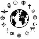 Religious symbols - Each religion has its own symbol, but all these symbols represent the same God.