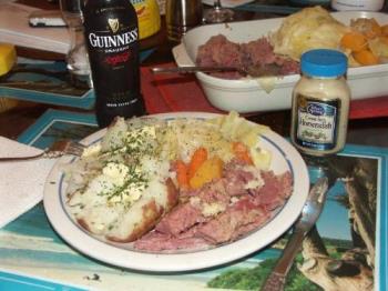 Cornedbeef and cabbage - A Meal of Corned Beef and Cabbage!