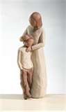Mother and Son Figurine - How precious it is to be close to your children