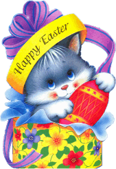 happy easter - easter greeting for Wolfie