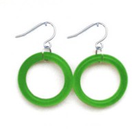 recycled earring - earrings made out of glass bottles