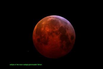 Blood Moon - The Blood Moon, during total eclipse.