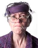 Angry Old Woman - She looks pretty angry Angry Old Woman - She looks pretty angry
