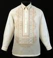 barong tagalog - national costume of the Philippines