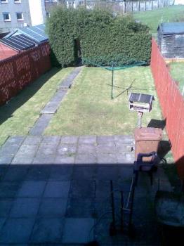 garden - taken from window upstairs
