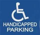 handicap parking - are for the handicapped only