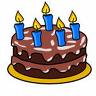 Happy Birthday! - Birthday cake clipart