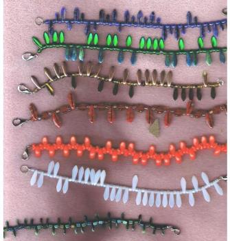 bracelets - some of my early bracelets before the scanner acted up