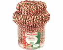 Lots of red, green and white candy canes...they ar - A jar with candy canes