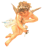 Angel - Angel dropping flowers