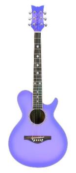 Purple guitar - purple guitar clipart
