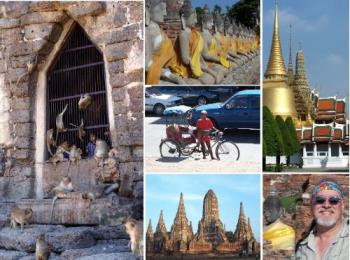 Montage of Saim - Temple of the Monkeys - A Hundred Buddhas - Songtheow Driver - Citadel of Ayutthaya - Wat Preah Kao - Me and the Buddha