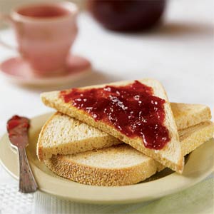 Toast and strawberry jam - Toast and strawberry jam image
